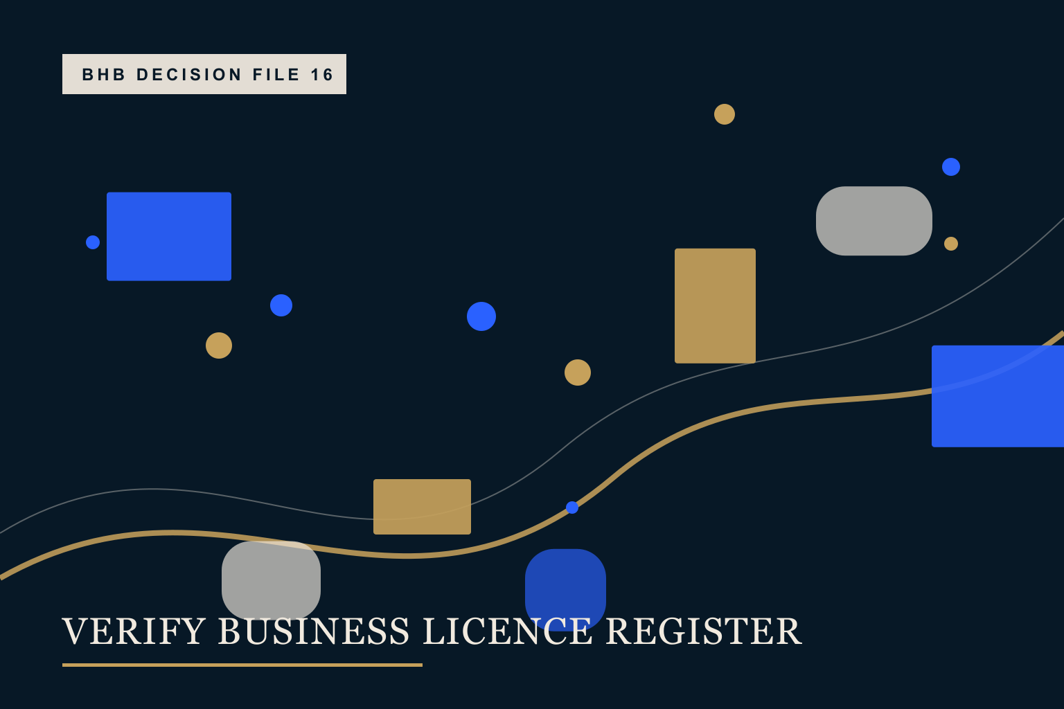 A licence record being checked against an official registry and contract fact sheet